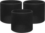 🔍 sisinon 3 pack foam sleeve vf2001 foam replacement filter for wet dry vacuum cleaner - compatible with most shop-vac, vacmaster, & genie shop vacuum cleaners - replace part # 90585 9058500 type r логотип