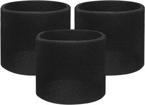 img 4 attached to 🔍 Sisinon 3 Pack Foam Sleeve VF2001 Foam Replacement Filter for Wet Dry Vacuum Cleaner - Compatible with Most Shop-Vac, Vacmaster, & Genie Shop Vacuum Cleaners - Replace Part # 90585 9058500 Type R