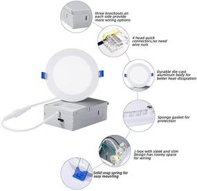 img 3 attached to 💡 Dimmable Junction Industrial Electrical Recessed Downlight by INCARLED