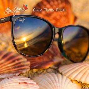 img 2 attached to 🌊 Ocean Cat-Eye Sunglasses for Women by Maui Jim