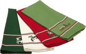 img 1 attached to DII Boughs Holiday Кухонные полотенца с вышивкой