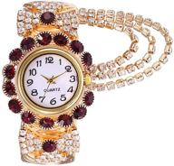 cdybox diamond studded watched wristwatch bracelet logo