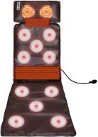 🌟 kktect massage mat - full body shiatsu back massager with 10 vibration motors for neck, back, waist, and leg pain relief logo