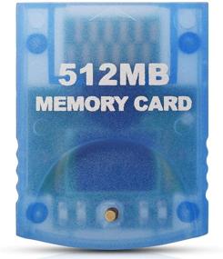 img 4 attached to 🎮 VOYEE 512M Memory Card Replacement - Compatible with Gamecube & Wii Consoles, Blue