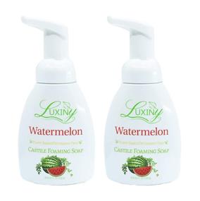 img 4 attached to 🍉 Castile Soap for Kitchen and Bathroom, Liquid Foaming Hand Wash, Palm Oil Free, Vegan & Cruelty Free, Made in USA, 8.45 oz, 2 Pack (Watermelon Scent)