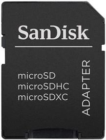 img 1 attached to Black Non-Retail Packaging MicroSD and MicroSDHC to SD Adapter for Smartphones - Digital Media Source