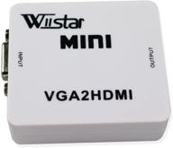 🔌 wiistar vga to hdmi converter: enhance hdtv with 1080p video and audio output logo