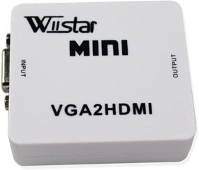 img 4 attached to 🔌 Wiistar VGA to HDMI Converter: Enhance HDTV with 1080p Video and Audio Output