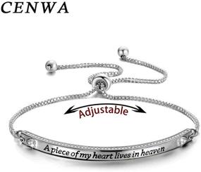 img 3 attached to CENWA Memorial Bracelet Jewelry Sympathy