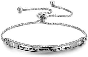 img 4 attached to CENWA Memorial Bracelet Jewelry Sympathy