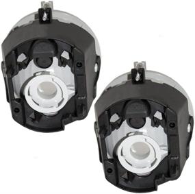 img 2 attached to 🚗 Fog Lamp Set Replacements for Jeep Chrysler Dodge Pickup Truck SUV - Fog Lights Lamps Pair, CH2592135