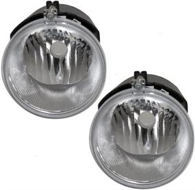 img 3 attached to 🚗 Fog Lamp Set Replacements for Jeep Chrysler Dodge Pickup Truck SUV - Fog Lights Lamps Pair, CH2592135
