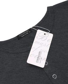 img 1 attached to COOFANDY Тренировочная футболка Muscle Henley