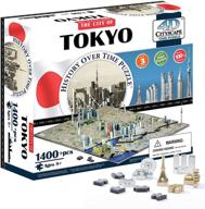 🧩 optimized tokyo time puzzle by 4d cityscape логотип
