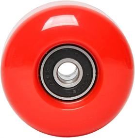 img 2 attached to 🛹 FREEDARE Skateboard Wheels and Bearings Set: 54mm Street Wheels for Tricks - 4 Wheel Set