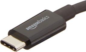 img 2 attached to Amazon Basics USB 3.1 Type-C to 3 Port USB Hub with Ethernet Adapter - Black: Fast Data Transfer & Wired Internet Access