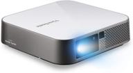 🎥 viewsonic m2e smart wi-fi portable mini projector 1080p: 1000 led lumens, keystone auto focus, harman kardon bluetooth speakers, usb type c logo