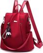 shaelyka lightweight backpack anti theft water resistant women's handbags & wallets logo