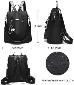 img 2 attached to Shaelyka Lightweight Backpack Anti Theft Water Resistant Women's Handbags & Wallets