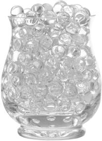img 4 attached to 💧 PMLAND 45000 Pieces Vase Filler Water Beads: Clear Crystal Gel for Home Décor, Wedding Centerpieces, Floral Plants, and Fun Toys