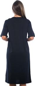 img 1 attached to 💖 Just Love Women's Short Sleeve Nightgown Sleep Dress Sleepwear