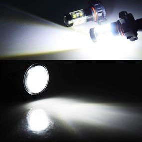 img 1 attached to Upgrade Your Fog Lights with JDM ASTAR Bright White Max 50W High Power 5202 5201 PS19W LED Bulbs