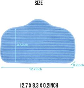 img 2 attached to 6 Pack of FUSHUANG A275-020 Microfiber Cleaning Pads for Improved Performance with McCulloch MC1275 & Steamfast Canister Steam Cleaner Models SF-275 & SF-370