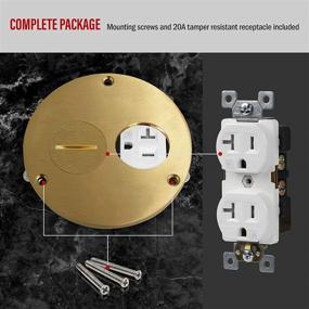 img 1 attached to 💡 Enerlites Diameter Receptacle Compatible 975509 C: A Versatile and Reliable Solution for Your Power Needs