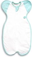 organic 100% air mesh swaddle ccoccozam sleep sack - aqua, small, 7-13 lbs, for easy baby sleep transition logo