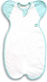 img 4 attached to Organic 100% Air Mesh Swaddle CCOCCOZAM Sleep Sack - Aqua, Small, 7-13 lbs, For Easy Baby Sleep Transition