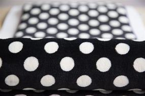 img 1 attached to 🌑 Aboo Memory Foam Non-Slip Kitchen Rugs - Black With White Dot (15.7&#34;×23.6&#34; + 15.7&#34;×47.2&#34;)