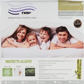 img 3 attached to Hypoallergenic Waterproof Noiseless Mattress Protector