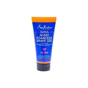 img 1 attached to SheaMoisture Foamless Shave Gel for Men - Tea Tree Oil and Shea Butter Shaving Gel with 6 oz of Shea Butter