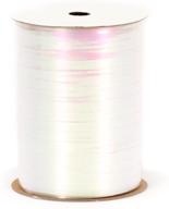🎀 белая радужная ленточка для завивки - бервик rc15 01, шириной 3/16 дюйма, бобина на 100 ярдов логотип