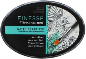 img 1 attached to 🖤 Spectrum Noir Finesse Waterproof Ink Pad in Noir Black: Premium Quality for Precise and Lasting Results