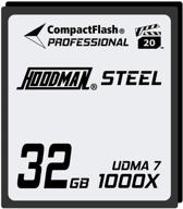 💪 hoodman steel 32gb compactflash hs7cf32 - unrivaled durability and performance logo