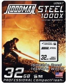 img 1 attached to 💪 Hoodman Steel 32GB CompactFlash HS7CF32 - Unrivaled Durability and Performance