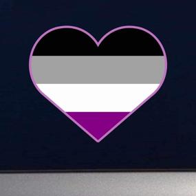 img 1 attached to Наклейки Dark Spark Decals Asexual Pride