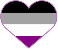 наклейки dark spark decals asexual pride логотип