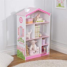 img 2 attached to 🏘️ Wooden Children's Furniture: KidKraft Dollhouse Cottage Bookcase with Shelves, Hidden Storage, and Gift for Ages 3+