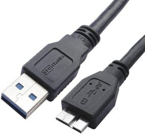 img 4 attached to 🔌 USB 3.0 Micro Cable by ITANDA - 3.3ft A to Micro B Charger Cable | Compatible with Samsung Galaxy S5, Note 3, Note Pro 12.2 | WD Western Digital My Passport and Elements Hard Drives