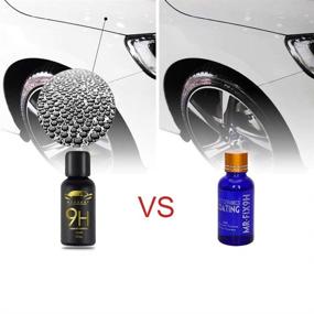 img 1 attached to 🚗 Greyghost Ceramic Car Coating - Mr Fix 9h NanoCoat Kit: Super Hydrophobic Paint Protection, Anti-Scratch Glass Coat, High Gloss Auto Polish - 9h Hardness Ceramics