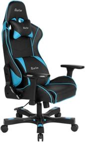 img 1 attached to 🕹️ Clutch Chairz Crank Series: Ergonomic Gaming Chair with Lumbar Pillow - Black/Blue