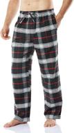 🩳 cqr flannel brushed bottoms with convenient pockets - men's sleep & lounge clothing logo