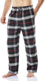 img 4 attached to 🩳 CQR Flannel Brushed Bottoms with Convenient Pockets - Men's Sleep & Lounge Clothing