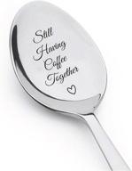 🥄 steeliness steel spoon with messages - friendship gift - love - valentine - gift for him - moving away gift - coffee together - by boston creative company llc logo