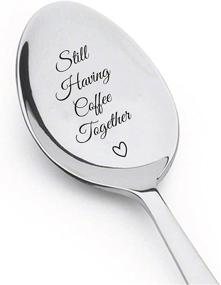 img 4 attached to 🥄 Steeliness Steel Spoon with Messages - Friendship Gift - Love - Valentine - Gift for Him - Moving Away Gift - Coffee Together - by Boston Creative Company LLC