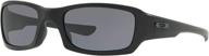 🕶️ oakley men's standard issue fives squared flag collection sunglasses - matte black/grey, os логотип