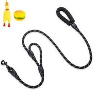 🐾 arvin heavy duty dog leash: 6ft double handle lead rope for control, safety training, and comfort - ideal for small, medium, and large dogs логотип