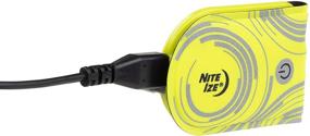 img 2 attached to 🔦 Nite Ize TGLR-33-R3 TagLit перезаряжаемый магнитный светодиодный маркер безопасности: улучшенная видимость в желтом